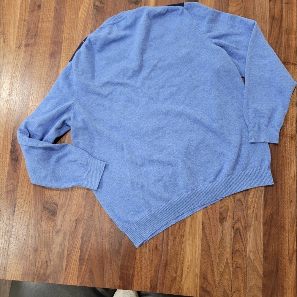 Club Room Pima Cotton Argyle Sweater Size XL - Picture 2 of 5